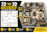 floor plan into realistic 3d floor plan